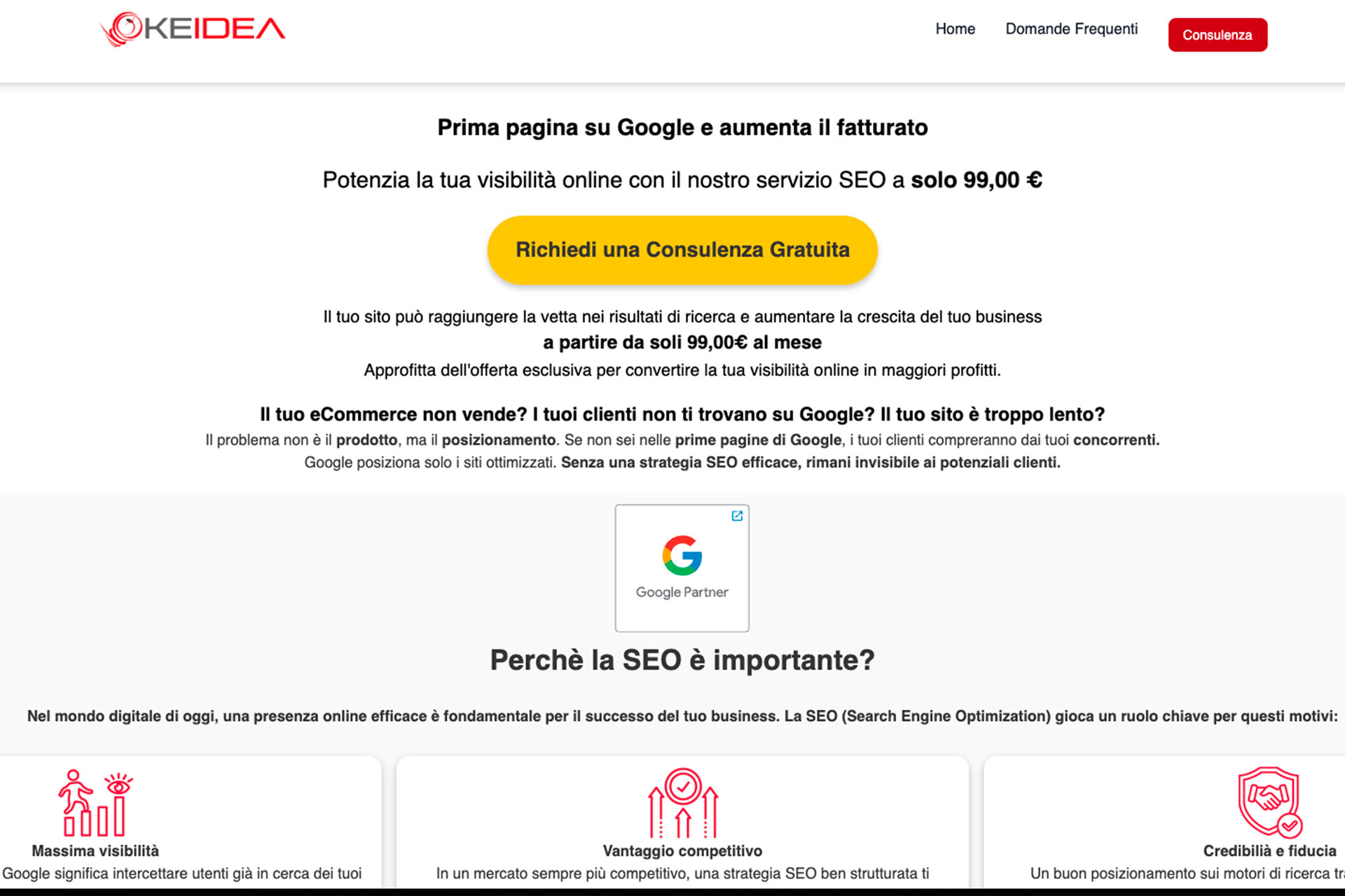 Consulenza dal Web: la SEO agency italiana che porta il tuo sito in prima pagina (davvero)