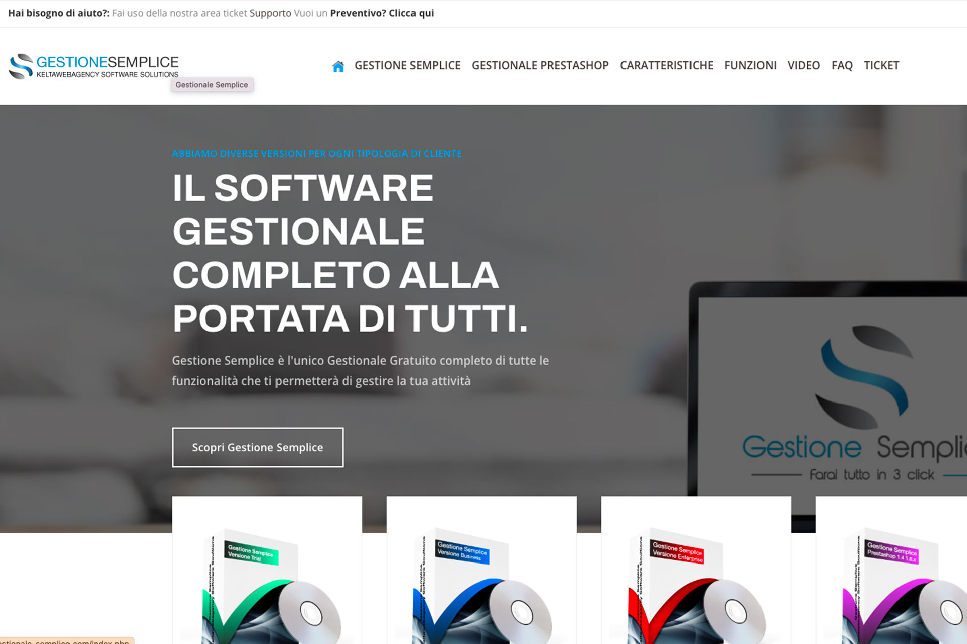 Gestionale Semplice: il software gestionale gratuito e integrato con Prestashop